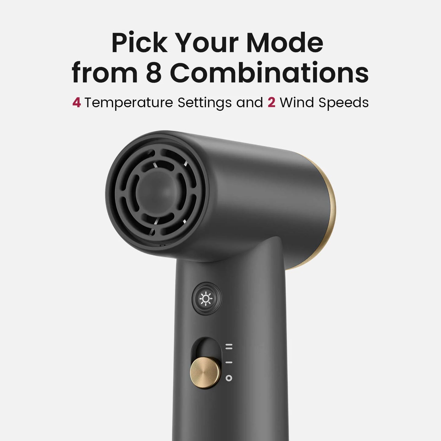 SuperMini 110000 RPM High-Speed Hair Dryer, Innovatively Palm-Sized